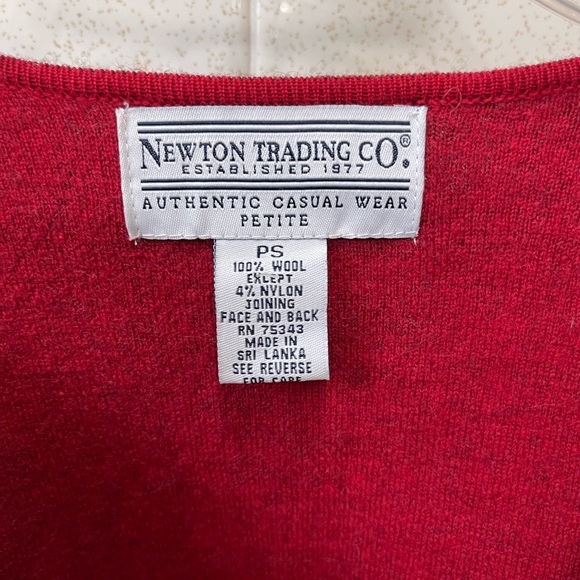 Newton Trading Co Wool Sweater PS- Open Front - - Picture 4 of 6